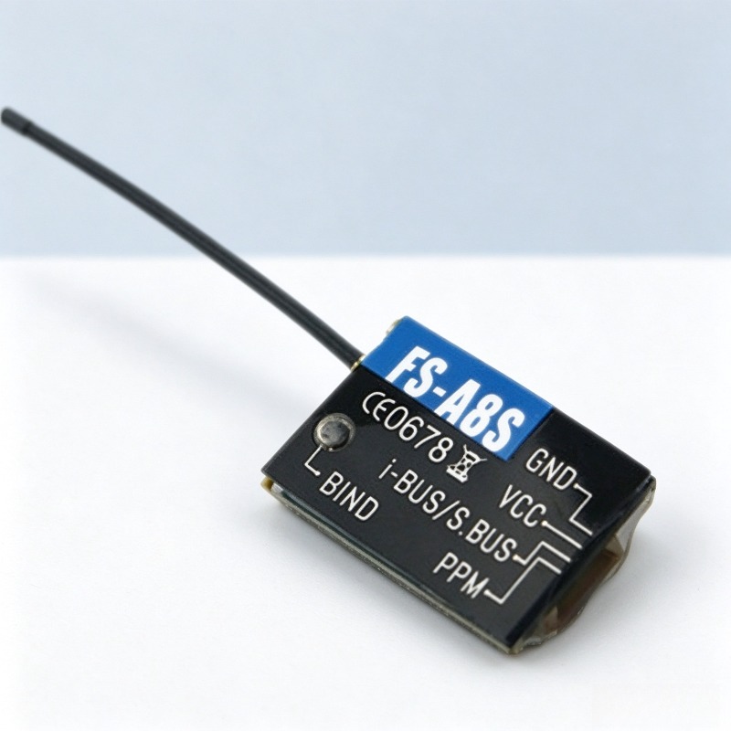 FS-A8S 2.4G 8CH ตัวรับสัญญาณ R - Drone Racing Receiver บทวิจารณ์และราคา
