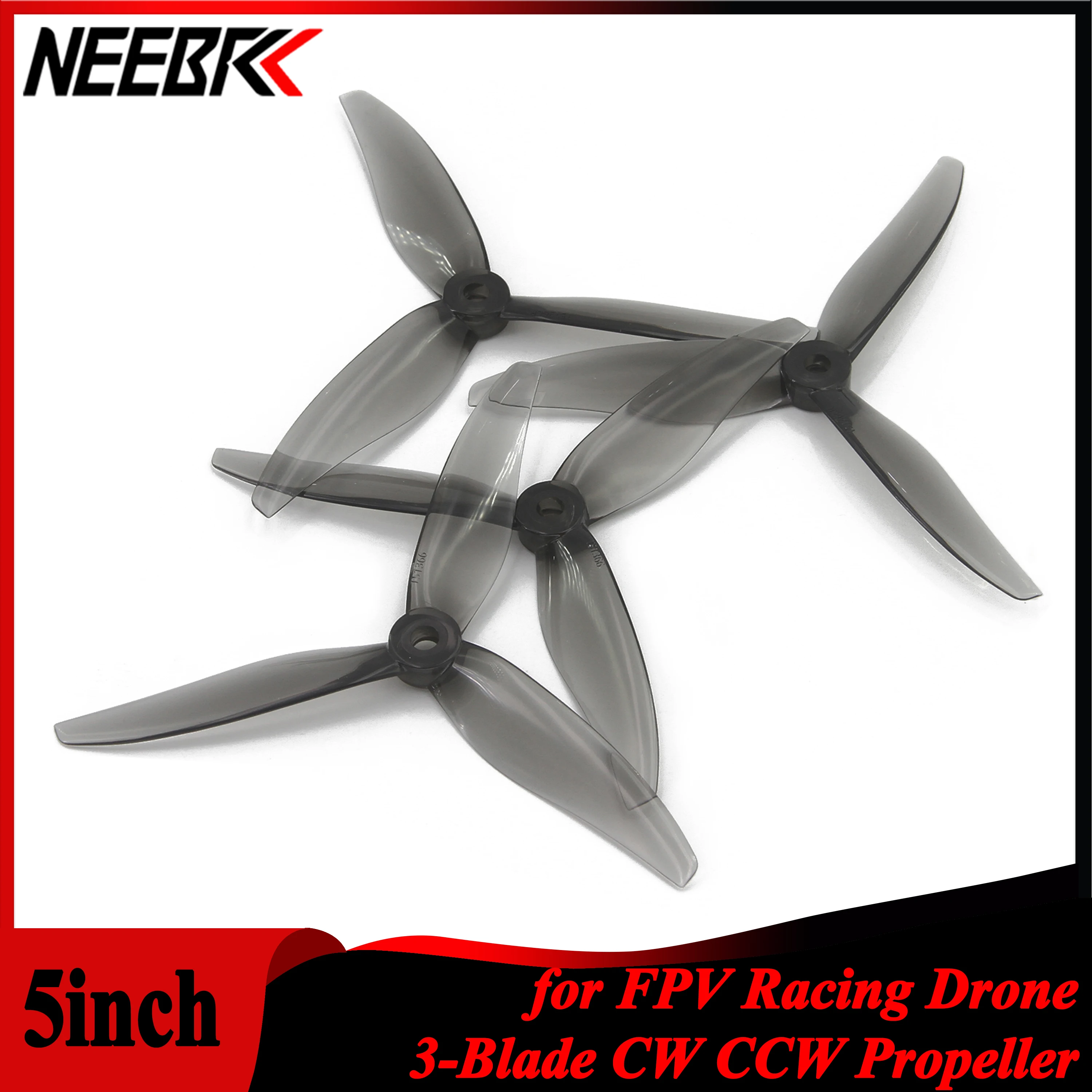 NEEBRC 12 คู่ 5 นิ้ว Props ใบพ - Drone Racing Motor บทวิจารณ์และราคา